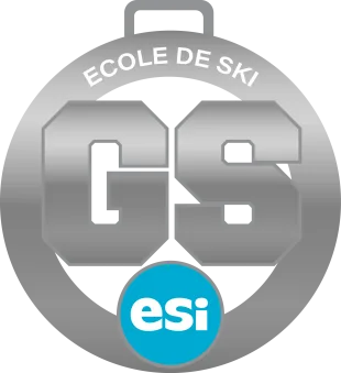 médaille Slalom Géant d'Argent- ESi medals
